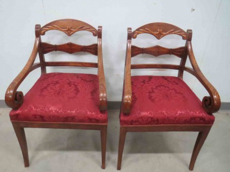 2111 - 2 x kreslo jasan 1910 novy caloun  -  PRODANO